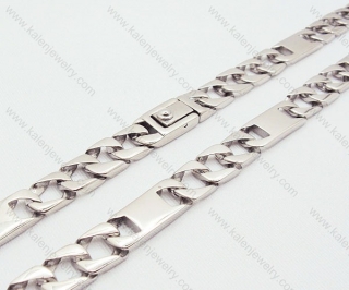 Stainless Steel Men's Big Necklaces - KJN200029