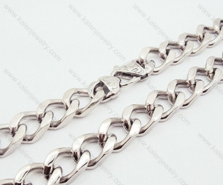 Stainless Steel Stamping O links Necklaces for Men - KJN200032