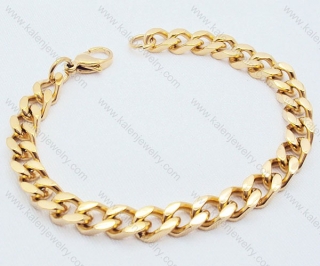 Stainless Steel Gold Plating Bracelet - KJB200010