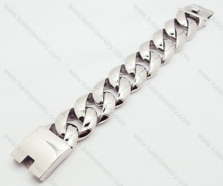 Big & Heavy Stainless Steel Bracelet For Men - KJB200029