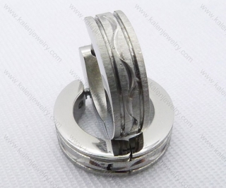 Wholesale Stainless Steel Classical Cutting Earrings KJE050384