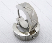 Wholesale Stainless Steel Classical Cutting Earrings KJE050392