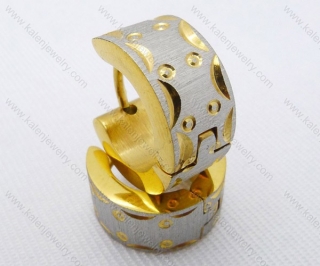 Wholesale Stainless Steel Classical Cutting Earrings