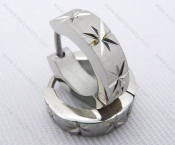 Wholesale Stainless Steel Classical Cutting Earrings KJE050399