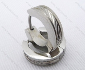 Wholesale Stainless Steel Classical Cutting Earrings KJE050419