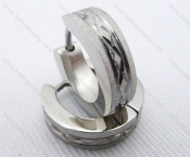 Wholesale Stainless Steel Classical Cutting Earrings KJE050422