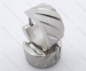 Wholesale Stainless Steel Classical Cutting Earrings KJE050427