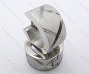 Wholesale Stainless Steel Classical Cutting Earrings KJE050429
