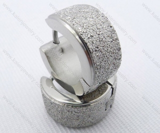 Wholesale Stainless Steel Classical Cutting Earrings KJE050433