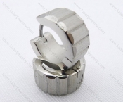 Wholesale Stainless Steel Classical Cutting Earrings KJE050455