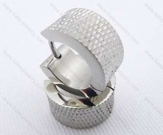 Wholesale Stainless Steel Classical Cutting Earrings KJE050456