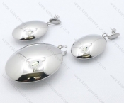 Steel Jewelry Sets including Earring and Pendant