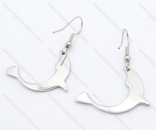 Stainless Steel Dolphin Earrings