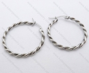 Wholesale Stainless Steel Line Earrings - KJE050502
