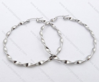 Wholesale Stainless Steel Line Earrings - KJE050505