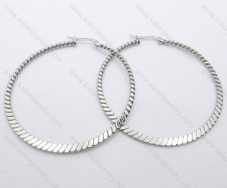 Wholesale Stainless Steel Line Earrings - KJE050506