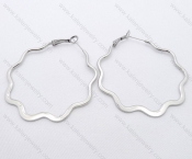 Wholesale Stainless Steel Line Earrings - KJE050507