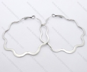 Wholesale Stainless Steel Line Earrings - KJE050508