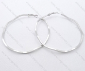 Wholesale Stainless Steel Line Earrings - KJE050511