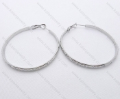 Wholesale Stainless Steel Line Earrings - KJE050515