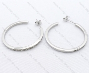 Wholesale Stainless Steel Line Earrings - KJE050529
