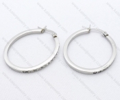 Wholesale Stainless Steel Line Earrings - KJE050535