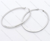 Wholesale Stainless Steel Line Earrings - KJE050537