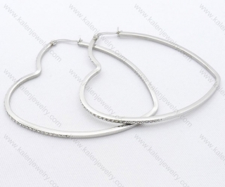 Wholesale Stainless Steel Line Earrings - KJE050539