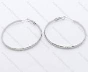 Wholesale Stainless Steel Line Earrings - KJE050557