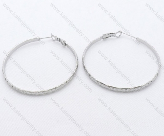 Wholesale Stainless Steel Line Earrings - KJE050557