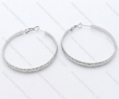Wholesale Stainless Steel Line Earrings - KJE050558