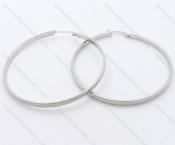 Wholesale Stainless Steel Line Earrings - KJE050560