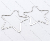 Wholesale Stainless Steel Line Earrings - KJE050577