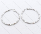 Wholesale Stainless Steel Line Earrings - KJE050578