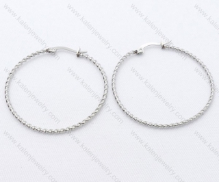 Wholesale Stainless Steel Line Earrings - KJE050581