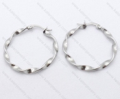 Wholesale Stainless Steel Line Earrings - KJE050582