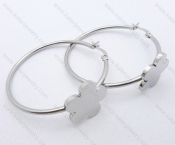 Wholesale Stainless Steel Line Earrings - KJE050593