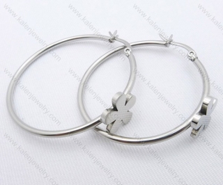 Wholesale Stainless Steel Line Earrings - KJE050595