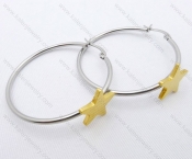 Wholesale Stainless Steel Line Earrings - KJE050596