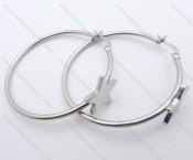 Wholesale Stainless Steel Line Earrings - KJE050597