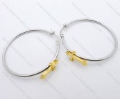 Wholesale Stainless Steel Line Earrings - KJE050601
