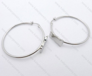 Wholesale Stainless Steel Line Earrings - KJE050602