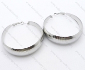 Wholesale Stainless Steel Line Earrings - KJE050605