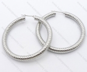 Wholesale Stainless Steel Line Earrings - KJE050623