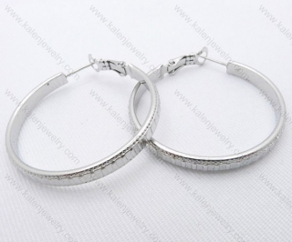 Wholesale Stainless Steel Line Earrings - KJE050635