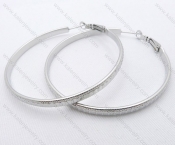 Wholesale Stainless Steel Line Earrings - KJE050637