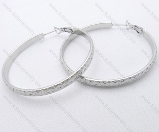 Wholesale Stainless Steel Line Earrings - KJE050638
