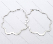 Wholesale Stainless Steel Line Earrings - KJE050645