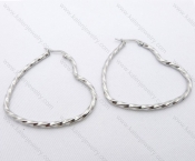 Wholesale Stainless Steel Line Earrings - KJE050646