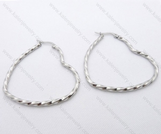 Wholesale Stainless Steel Line Earrings - KJE050646